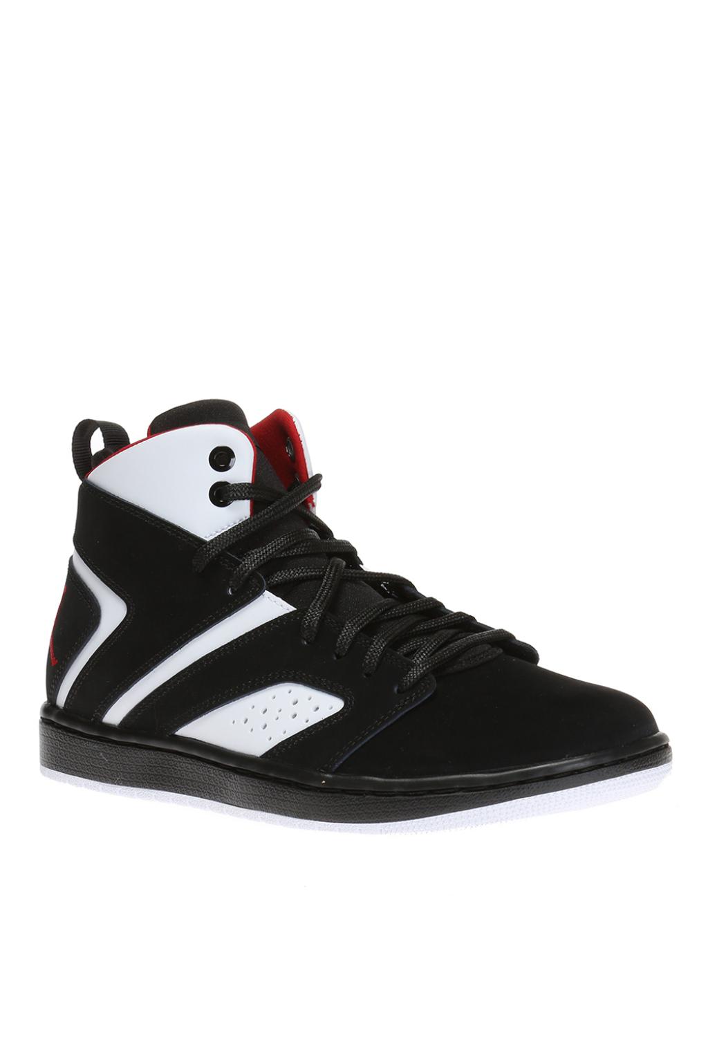 nike air jordan flight legend black red white